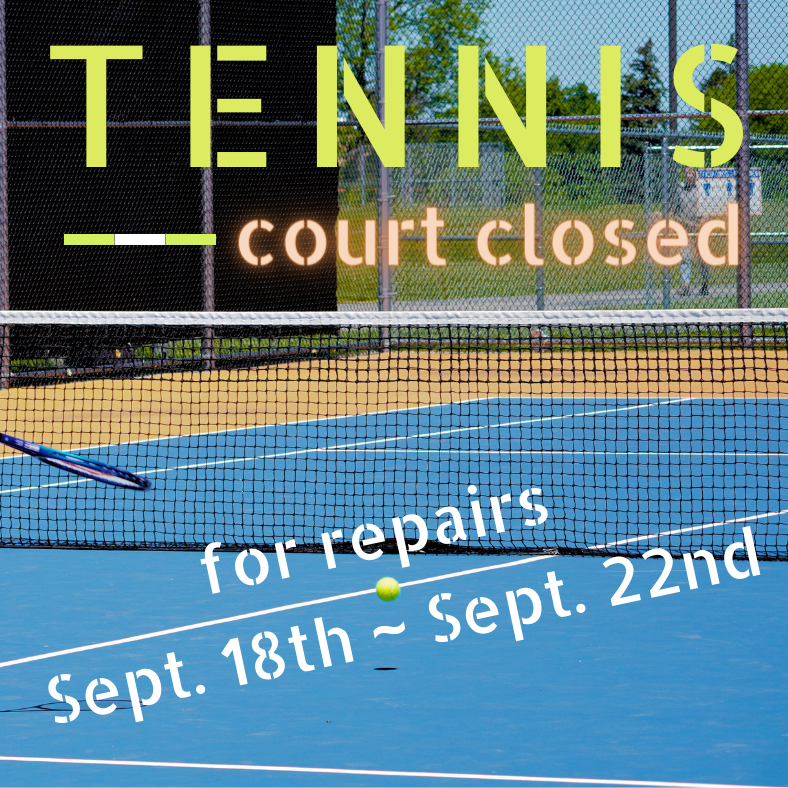 Livonia CSD Tennis Courts Closed