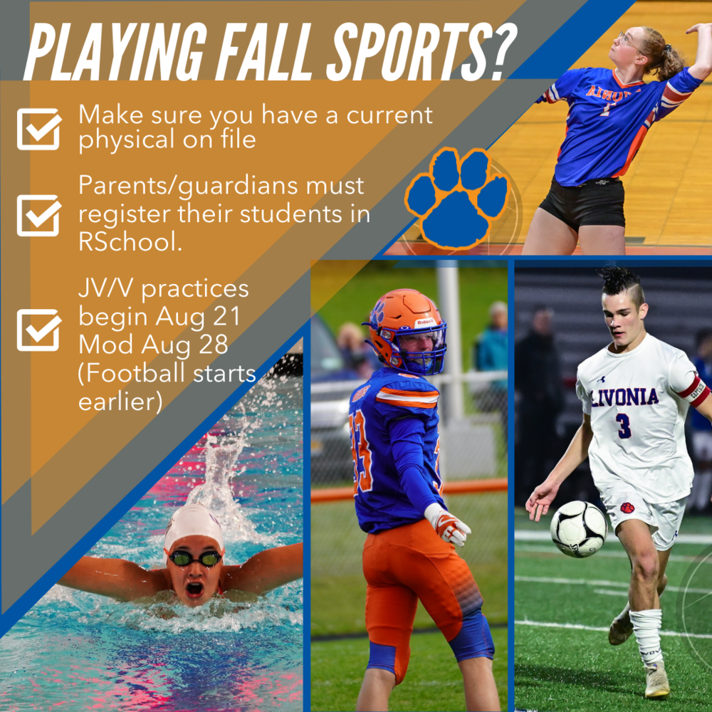 fall sport graphic