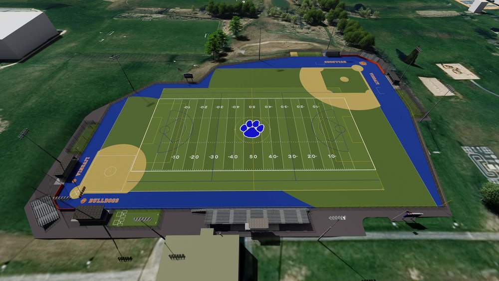 rendering of proposed athletic facility
