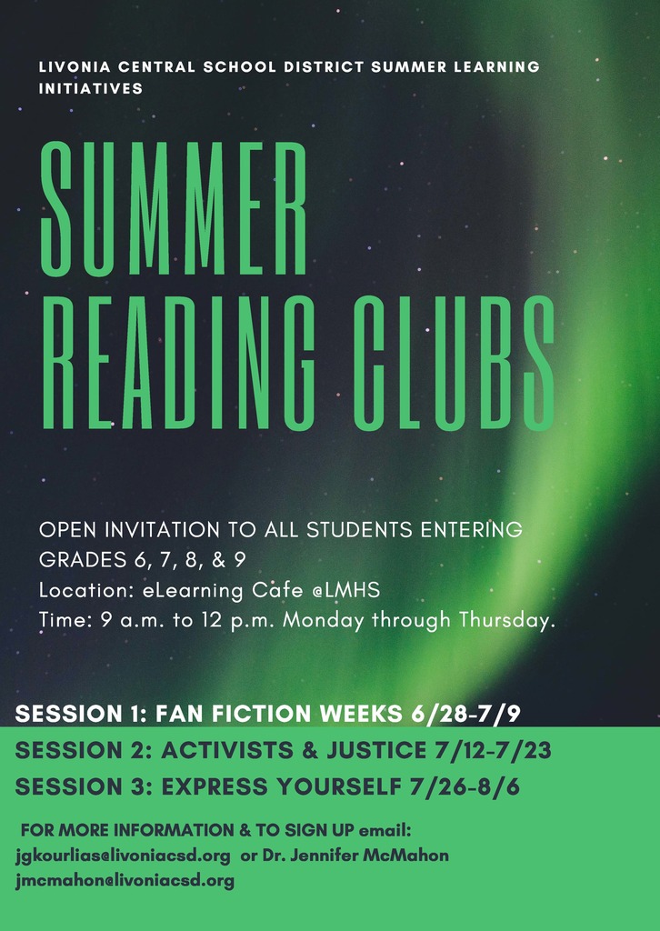 summer reading club page 1