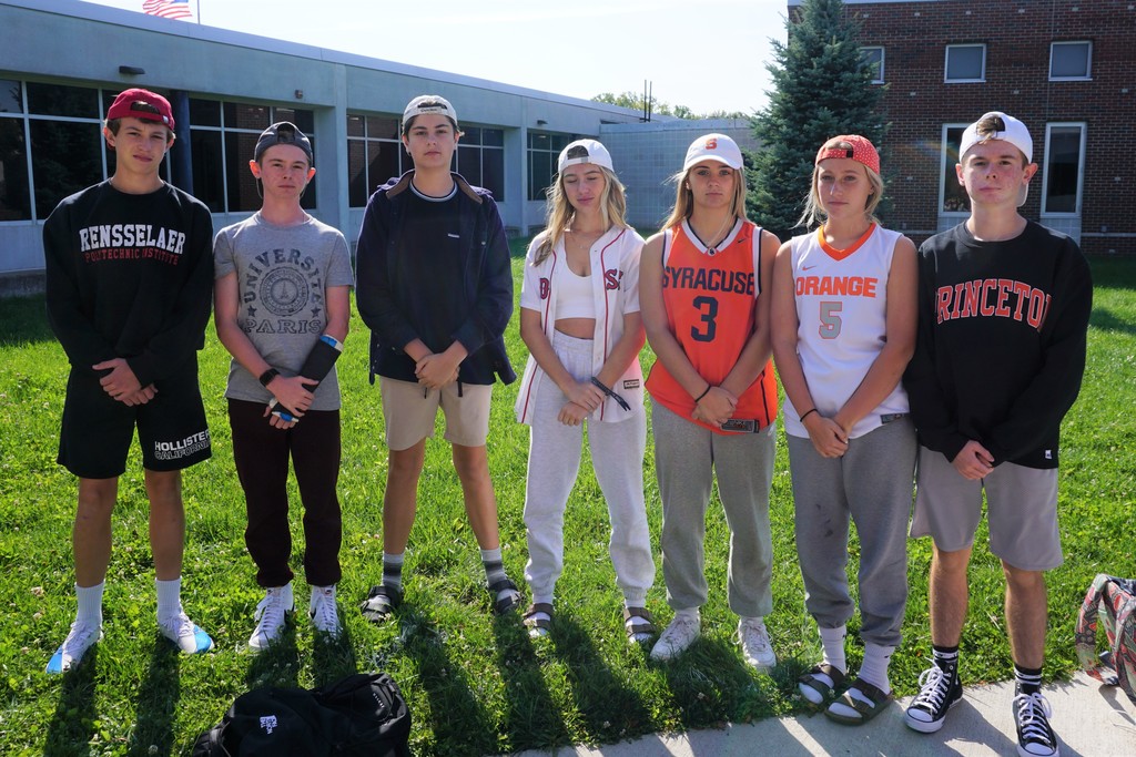 students dressed for generation day