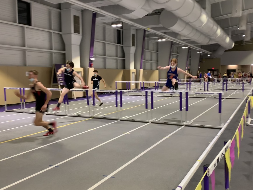 indoor track meet hurdles