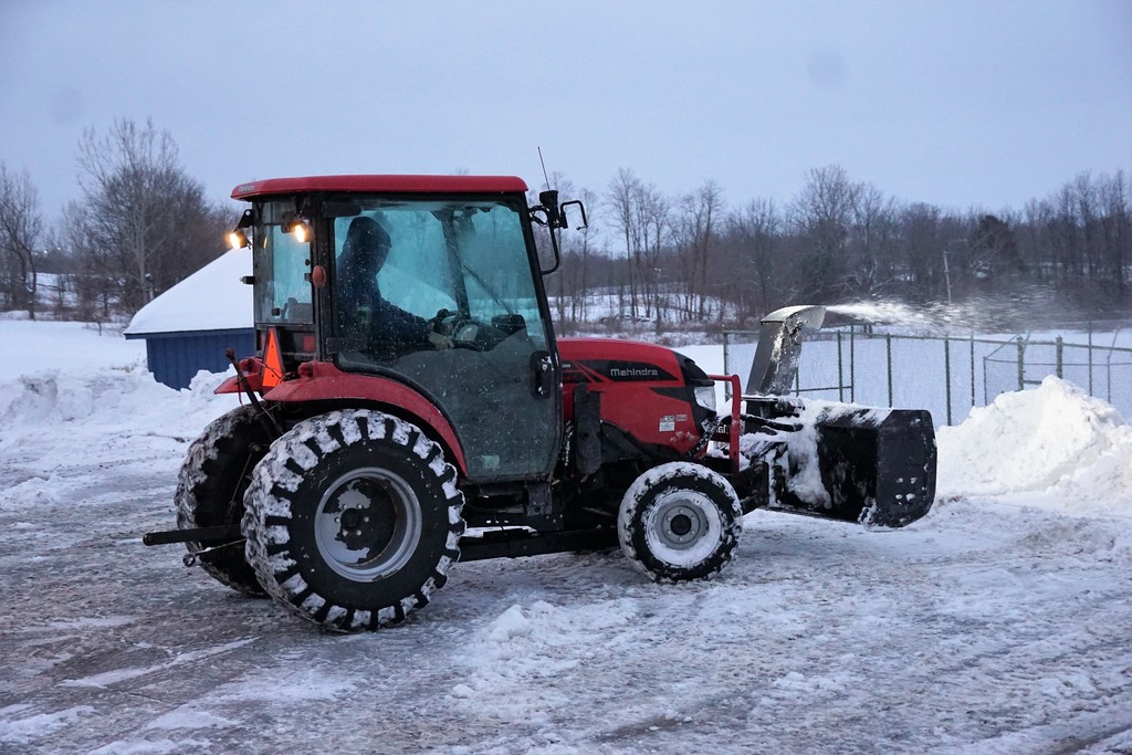 snow removal tractor