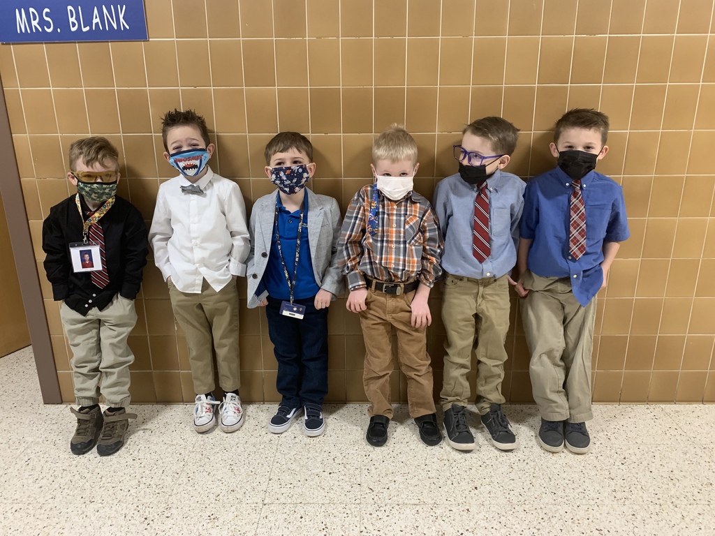 six students dressed as teachers