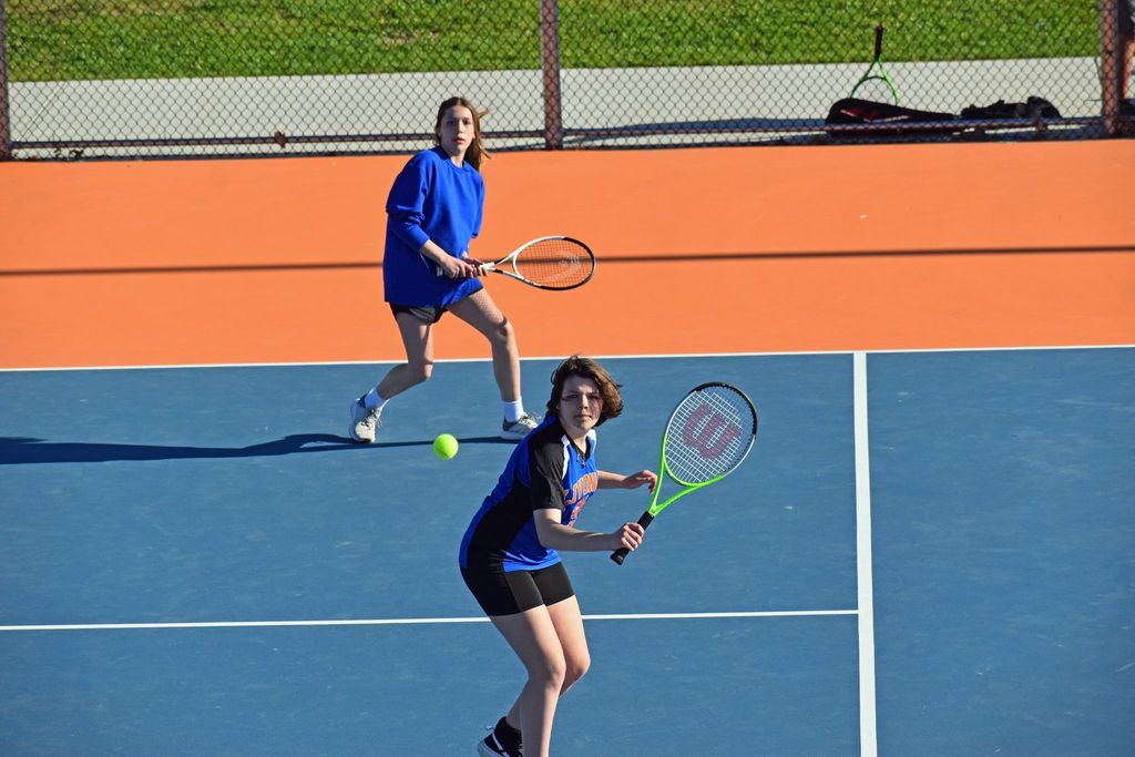double tennis players