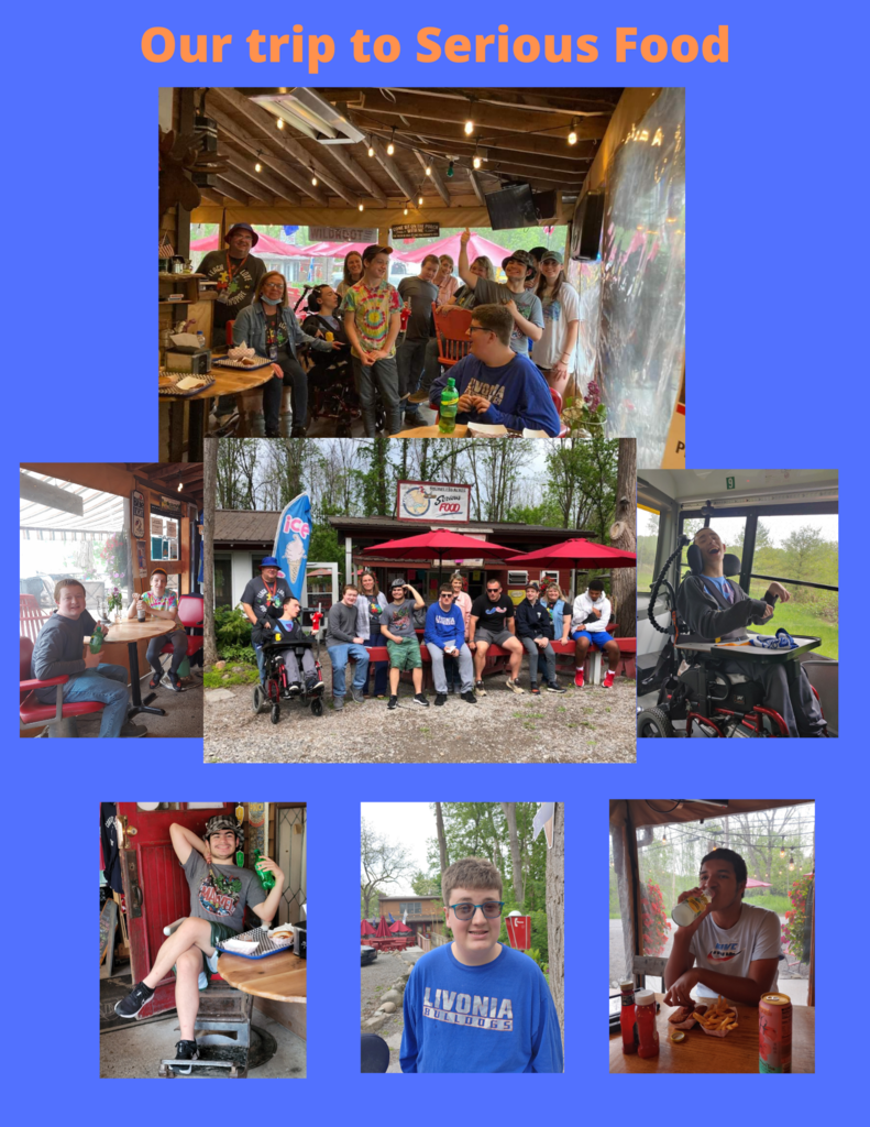 photo collage of Ms. Clark's class trip