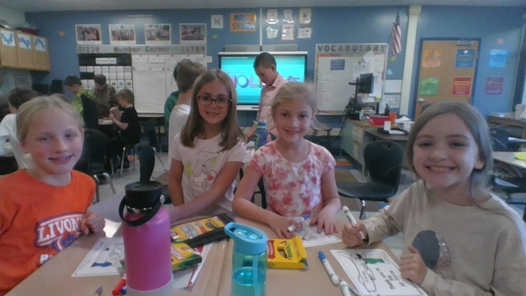 students working together