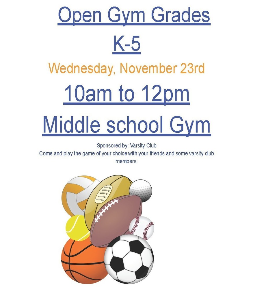 open gym flyer