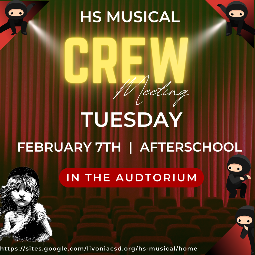 Musical crew meeting graphic