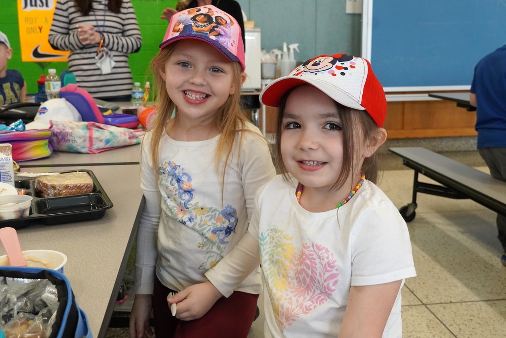 students wearing hats