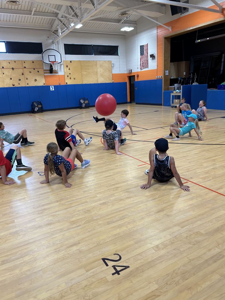 students at camp